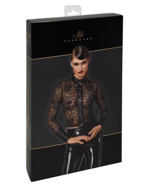 Chemise Dentelle Noirelle F377 – Élégance sensuelle par Noir Handmade