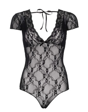 Body en dentelle florale dos nu – Lingerie sensuelle Leg Avenue