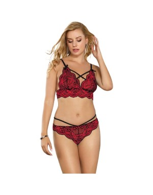 SUBBLIME - SET ENSEMBLE DEUX PIÈCES TOP ET CULOTTE EN DENTELLE S