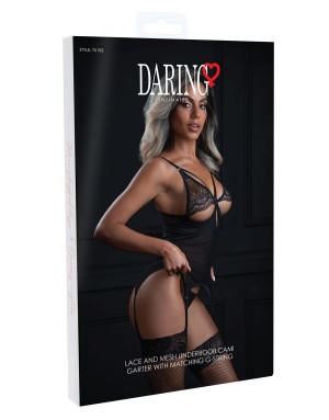 Cami porte-jarretelles underboob – Lingerie Daring Intimates