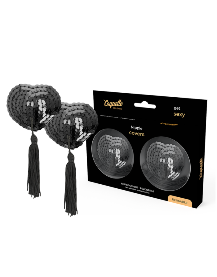 COQUETTE CHIC DESIRE - CACHE-MALINS PAILLETTES NOIRES