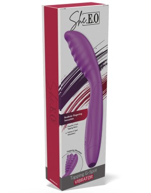 Vibromasseur Point G Tapotant Violet 18 cm – Plaisir Intense