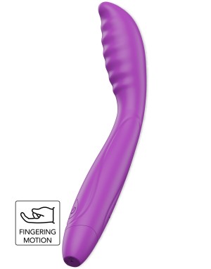 Vibromasseur Point G Tapotant Violet 18 cm – Plaisir Intense
