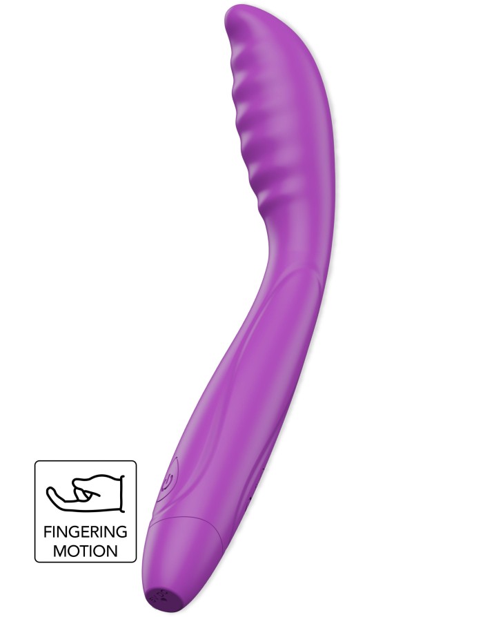 Vibromasseur Point G Tapotant Violet 18 cm – Plaisir Intense