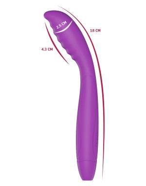 Vibromasseur Point G Tapotant Violet 18 cm – Plaisir Intense