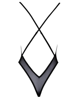 Kissable Body Noir Brodé – Élégance Florale & Séduction Moderne