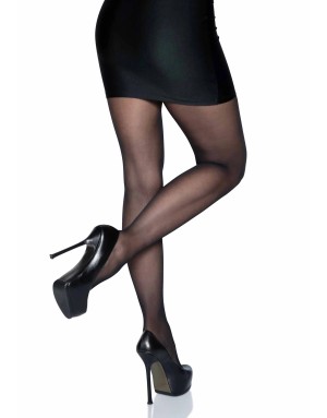 Collant Transparent Ouvert à l’Entrejambe – Élégance Sensuelle Absolue